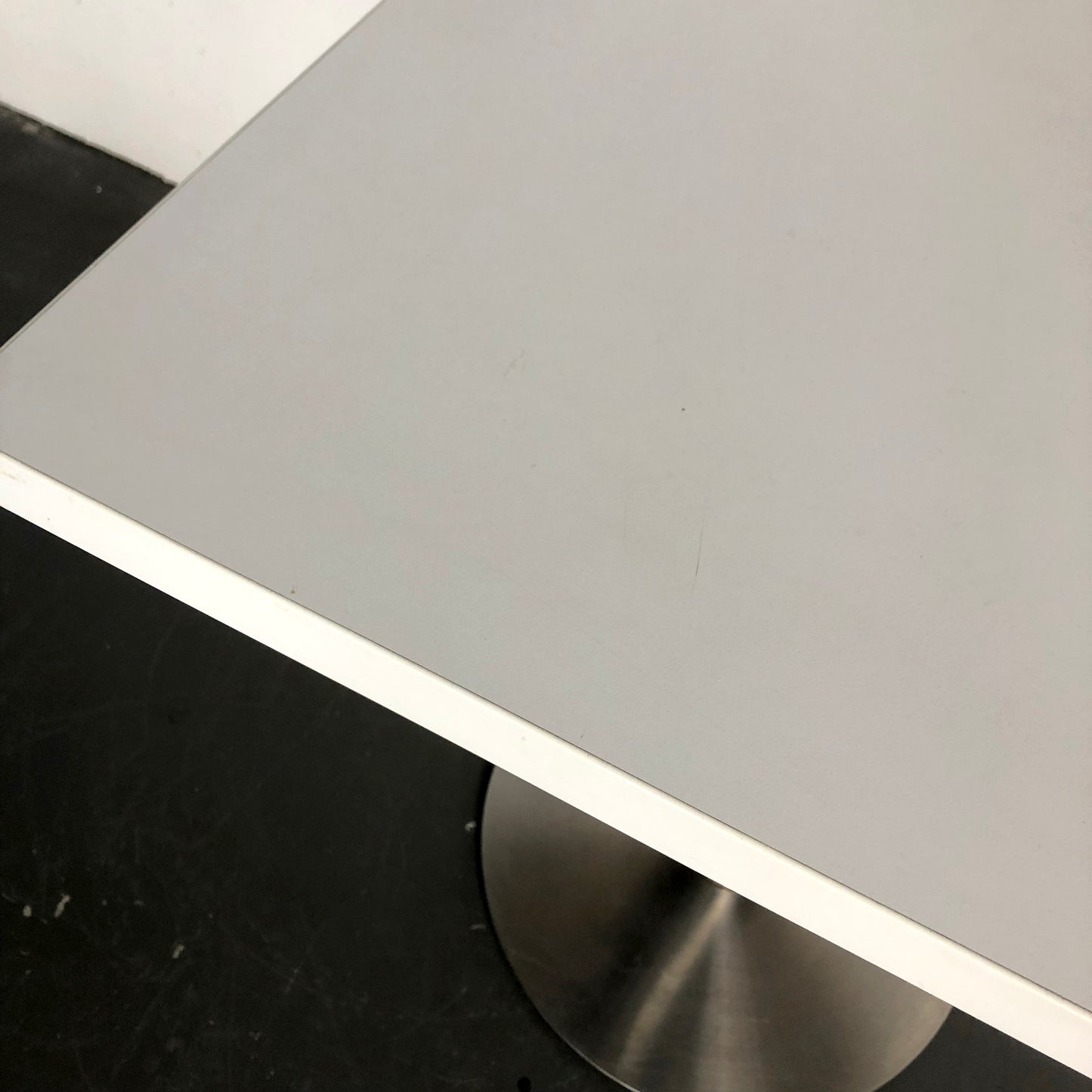 Cafe Table with Steel Base