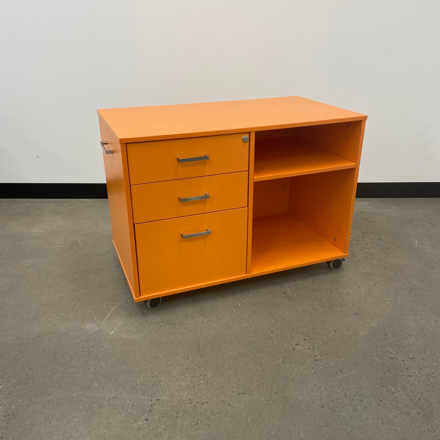 Caddy Filing Cabinet Orange