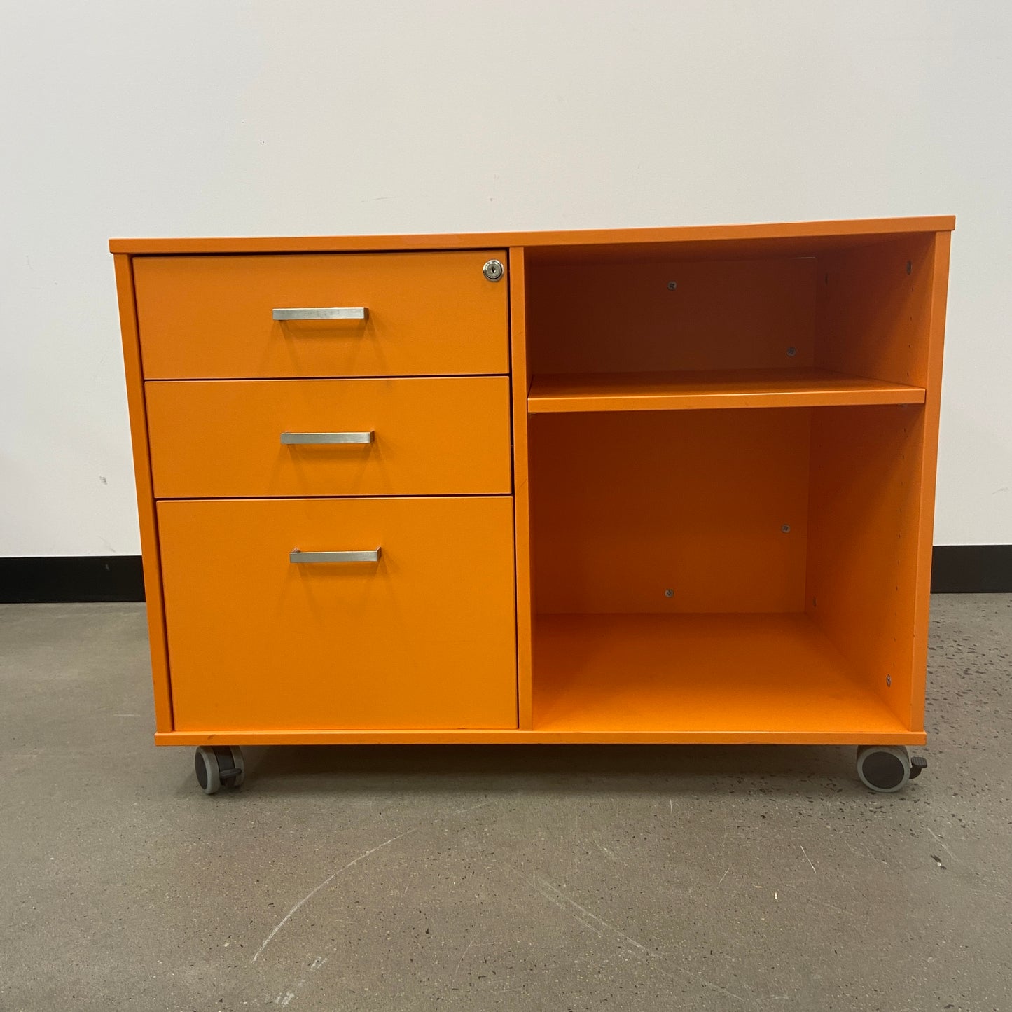 Caddy Filing Cabinet Orange