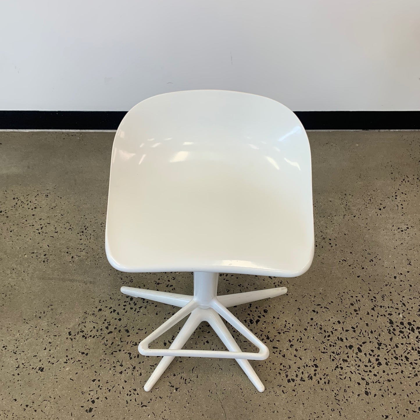Replica Antonio Citterio Kartell Spoon White Bar Stool