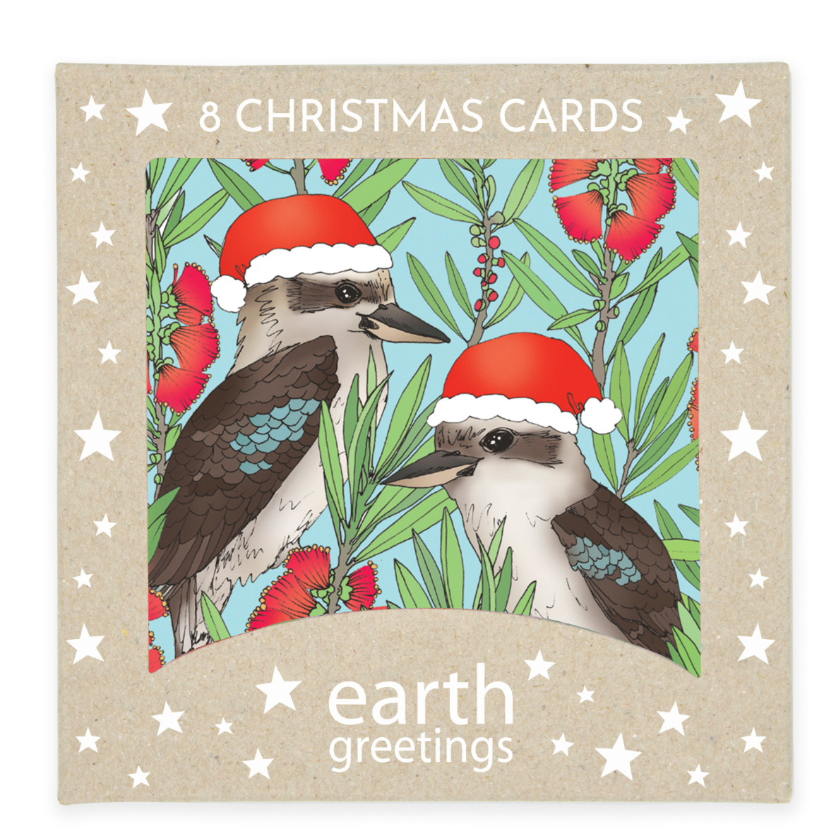 Earth Greetings Square Christmas Card Pack