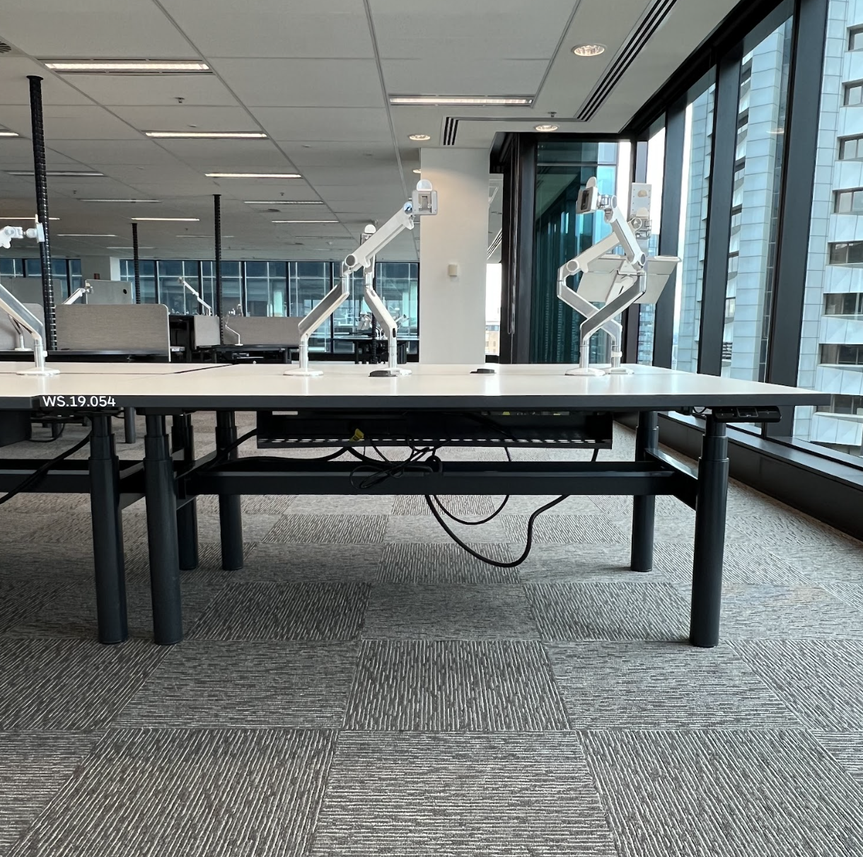 Schiavello Krossi 2 Person Electric Sit Stand Workstation