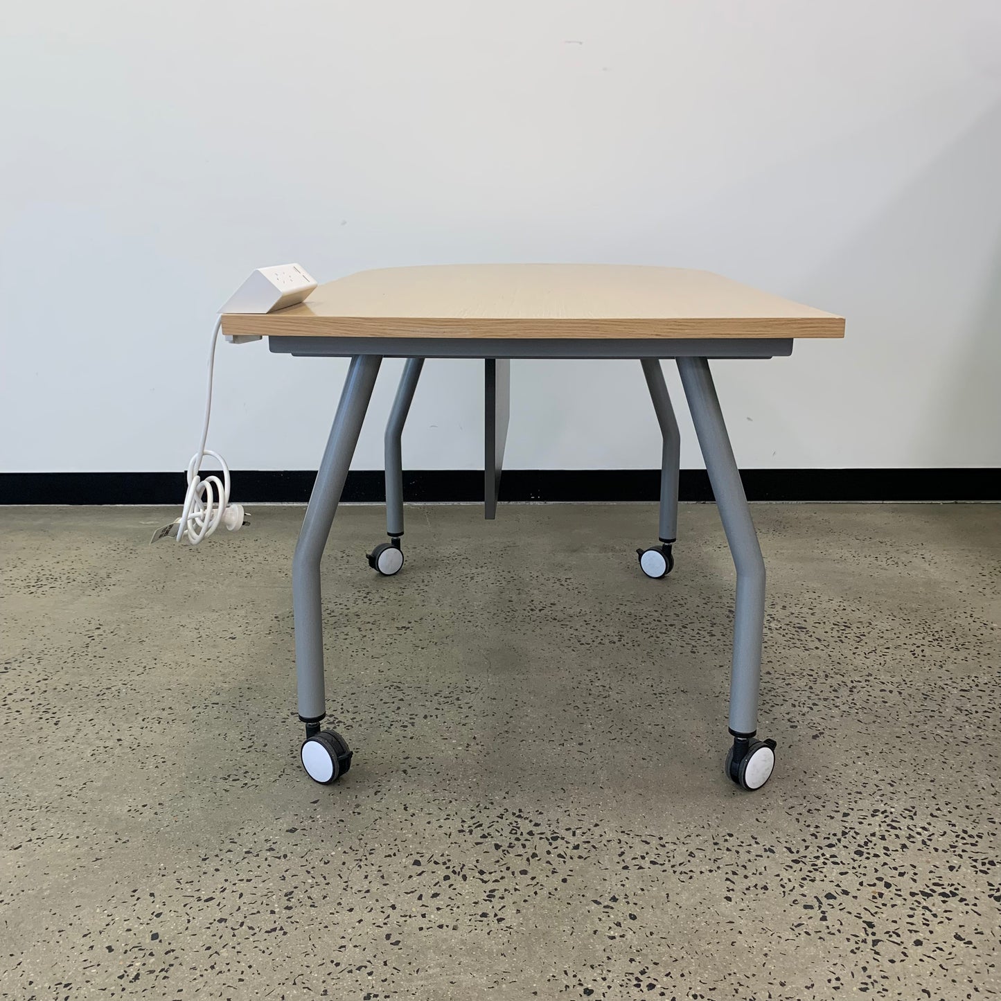 Wooden Curved End Desk