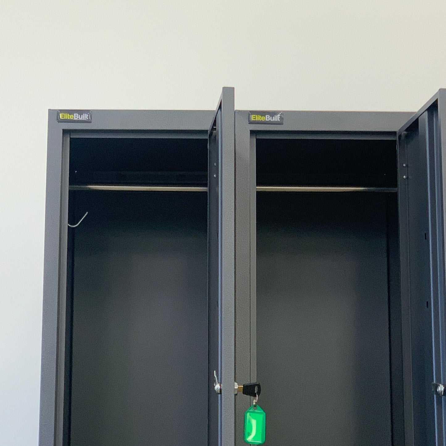 EliteBuilt Locker Double Bay Grey 4 Door