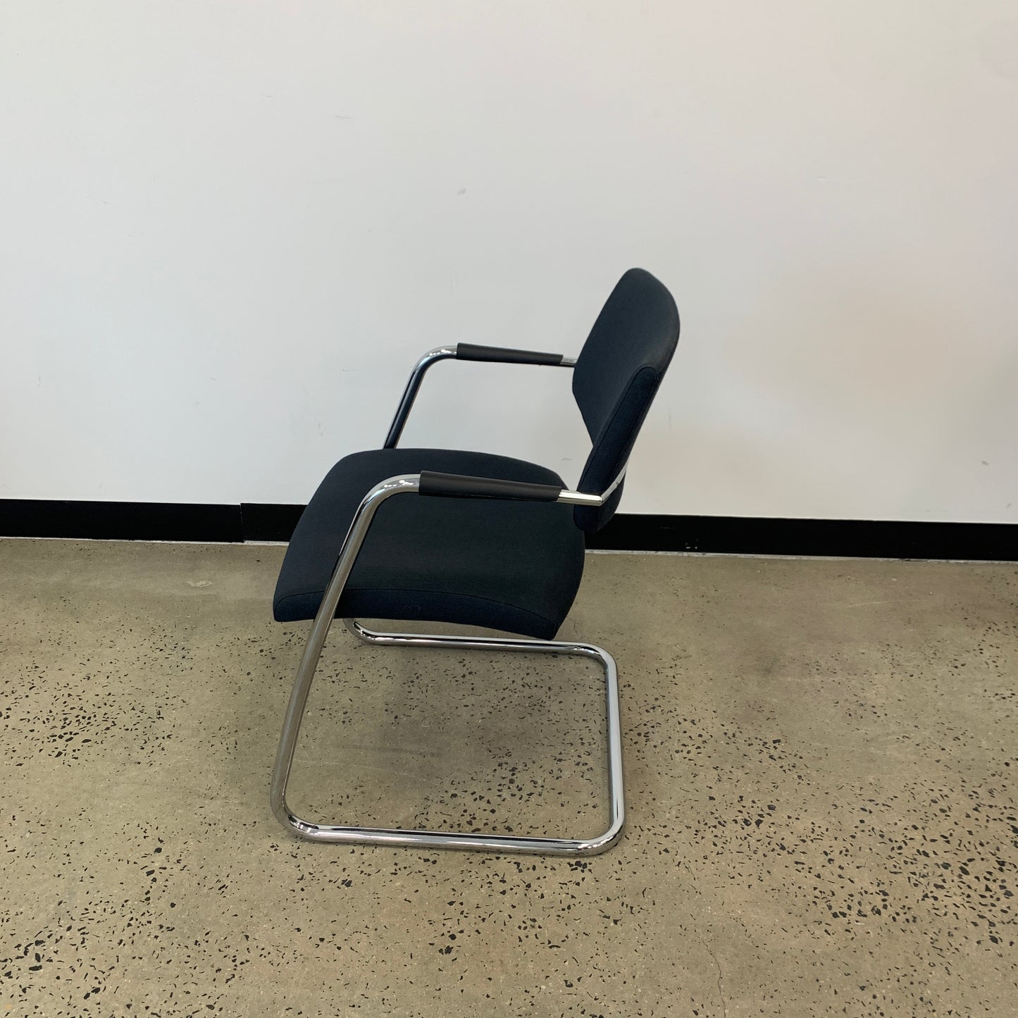 Boss Cantilever Visitor Chair Chrome Arms