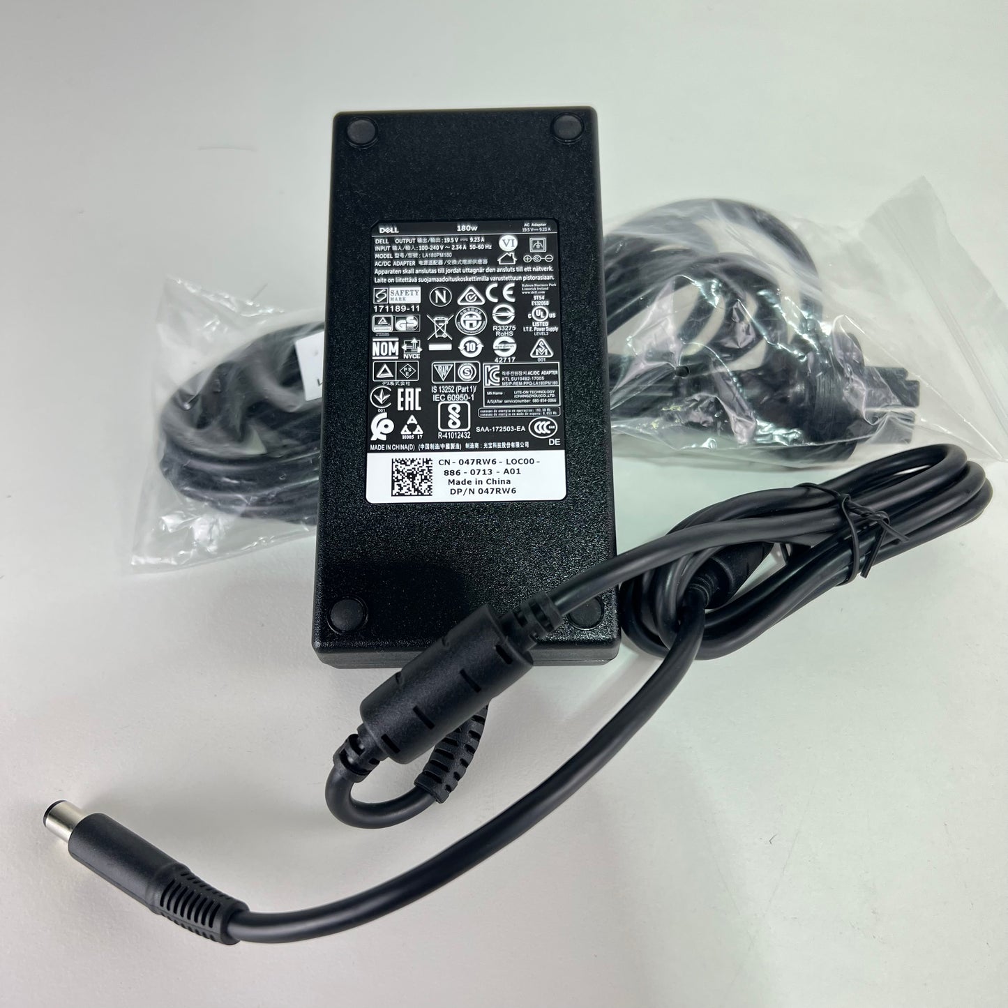 Dell Laptop / Expansion Dock Charger (genuine) 180W 19.5V 9.23A AC
