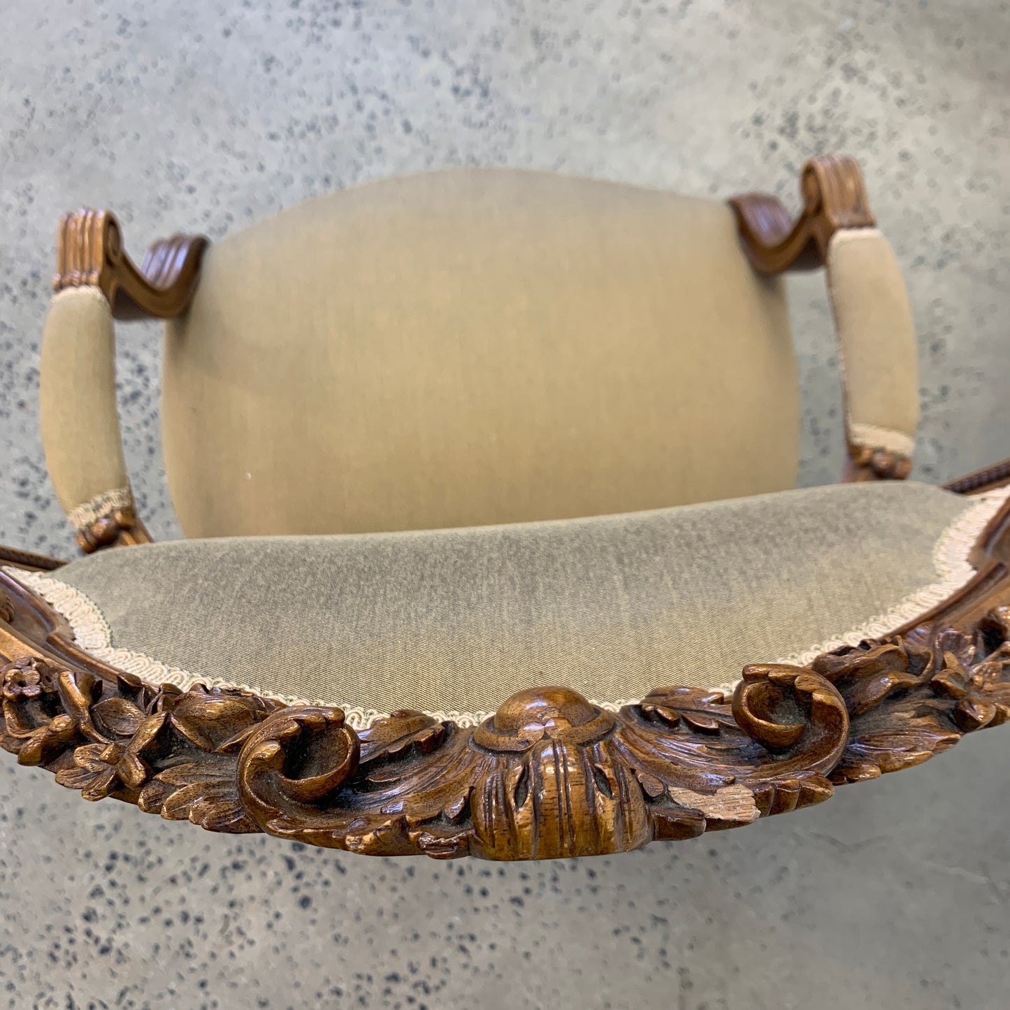 19th Century Louis XVI 'Fauteuil a la Reine' Chair