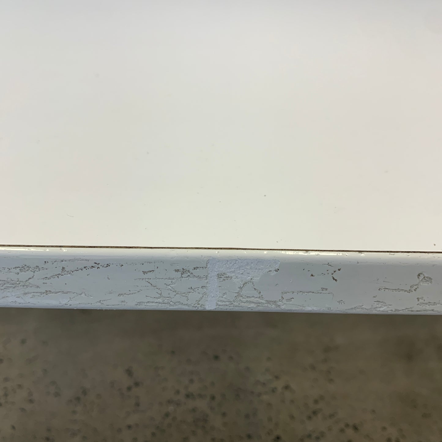 Height Adjustable White Desk
