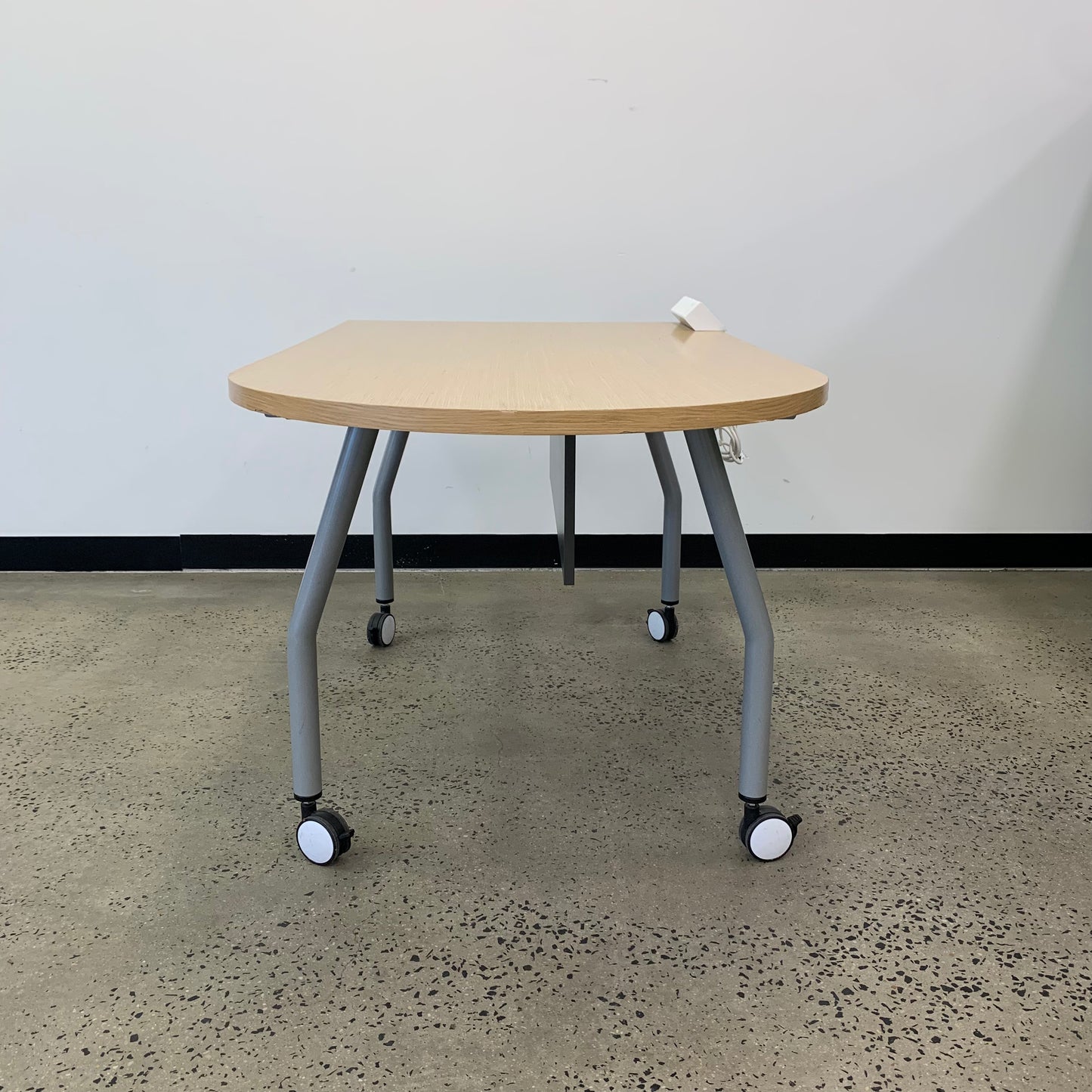 Wooden Curved End Desk