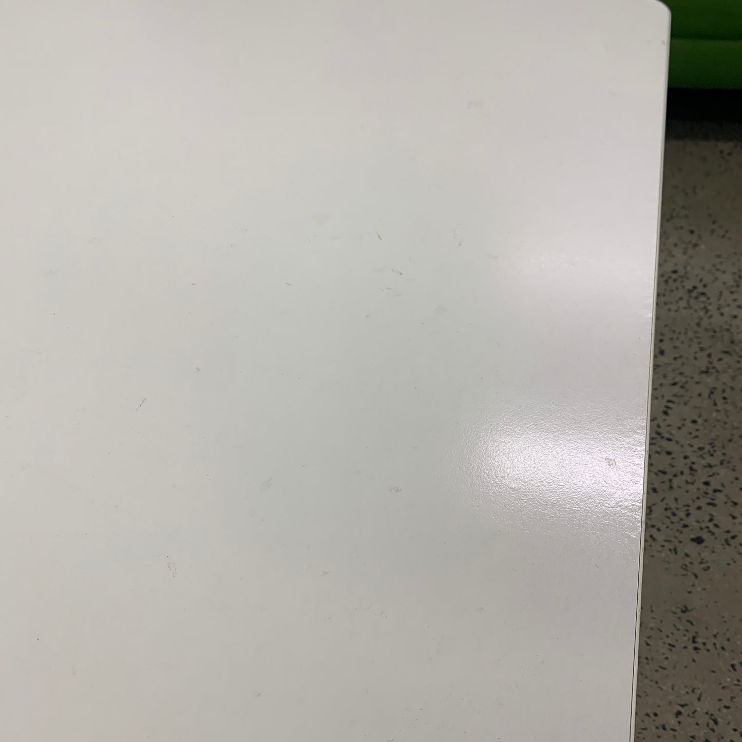 Height Adjustable White Desk