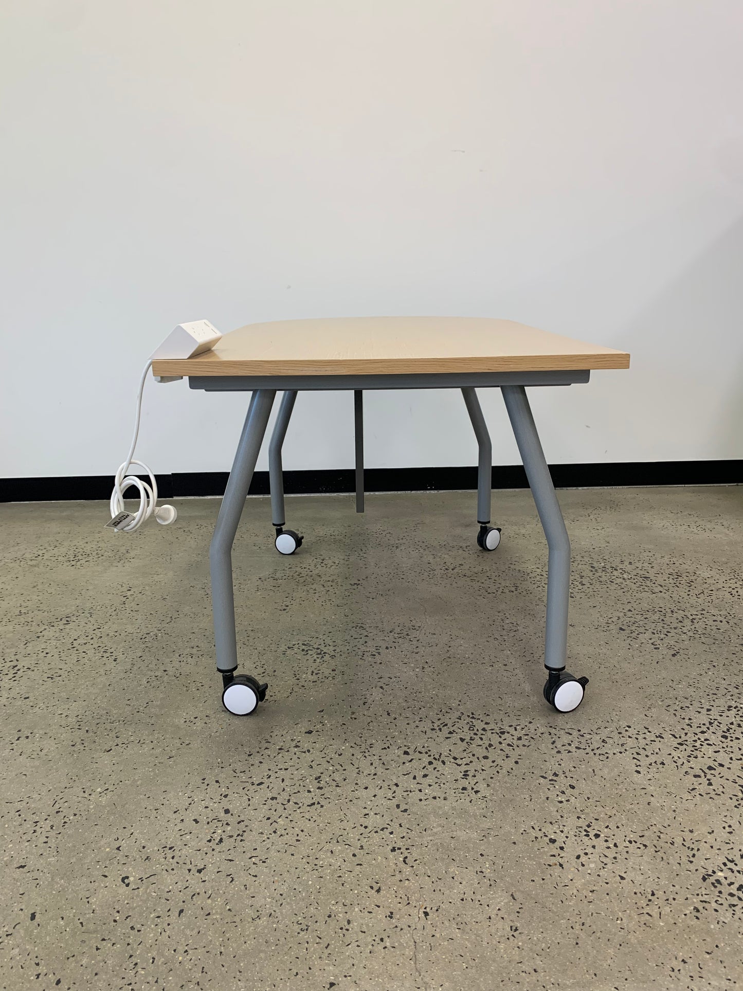 Wooden Curved End Desk