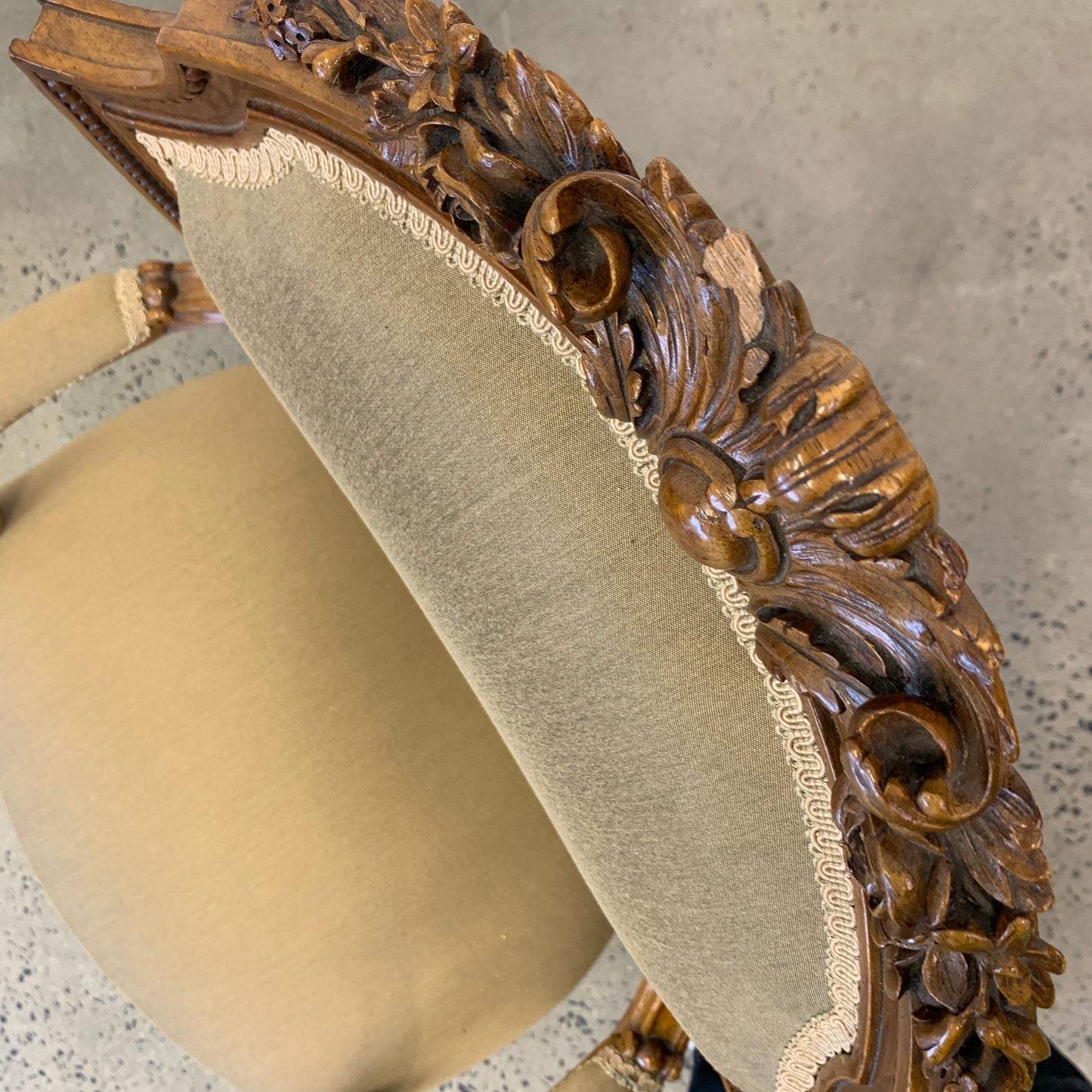 19th Century Louis XVI 'Fauteuil a la Reine' Chair