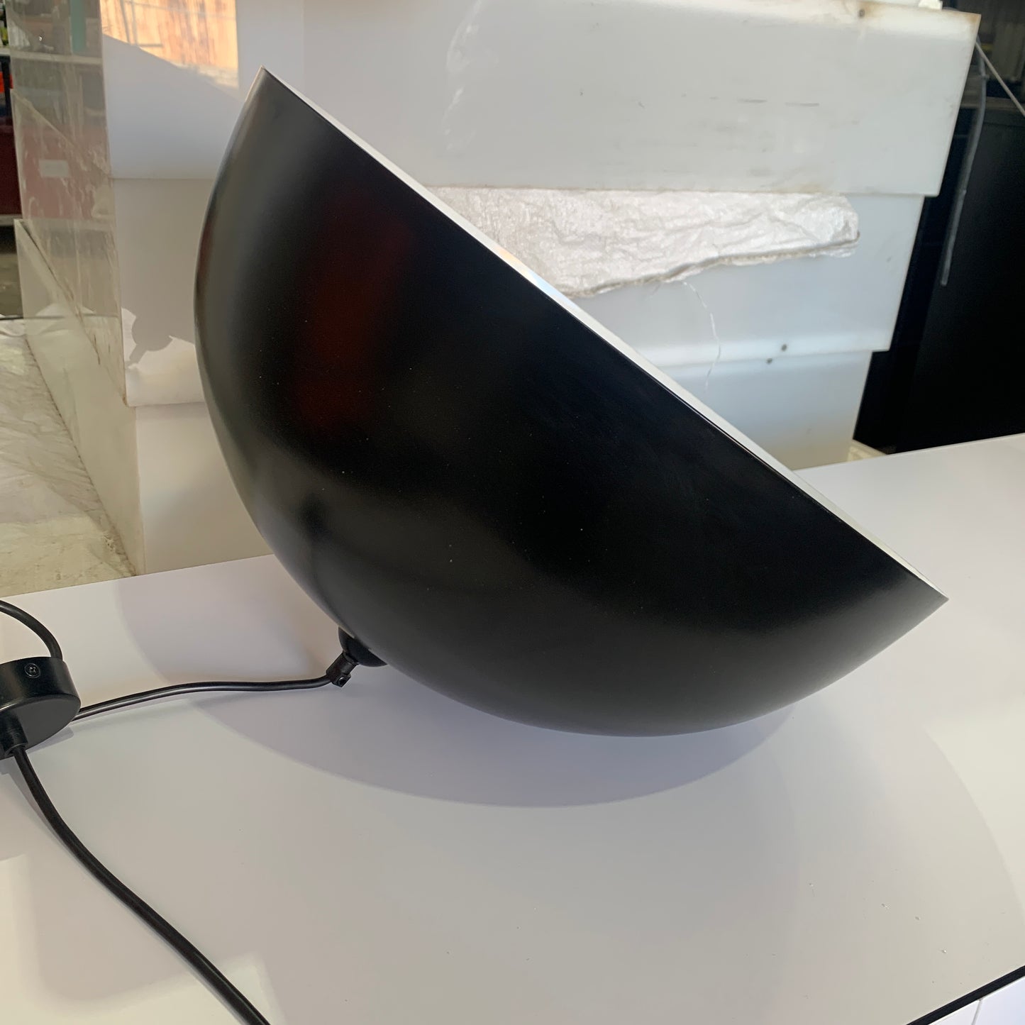 Dome Metal Pendant Light in Black Matte Finish