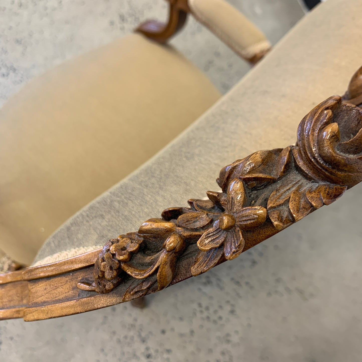 19th Century Louis XVI 'Fauteuil a la Reine' Chair