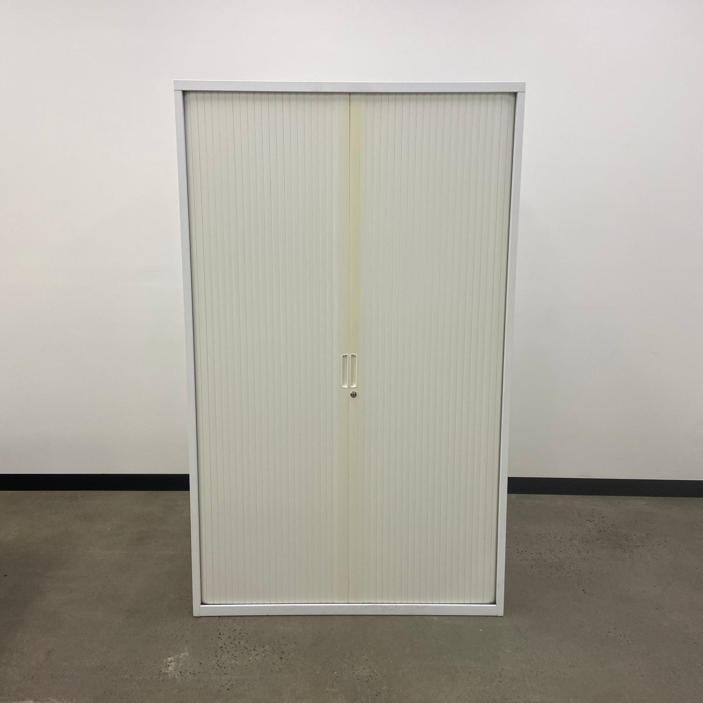 Dexion Tambour Cabinet White