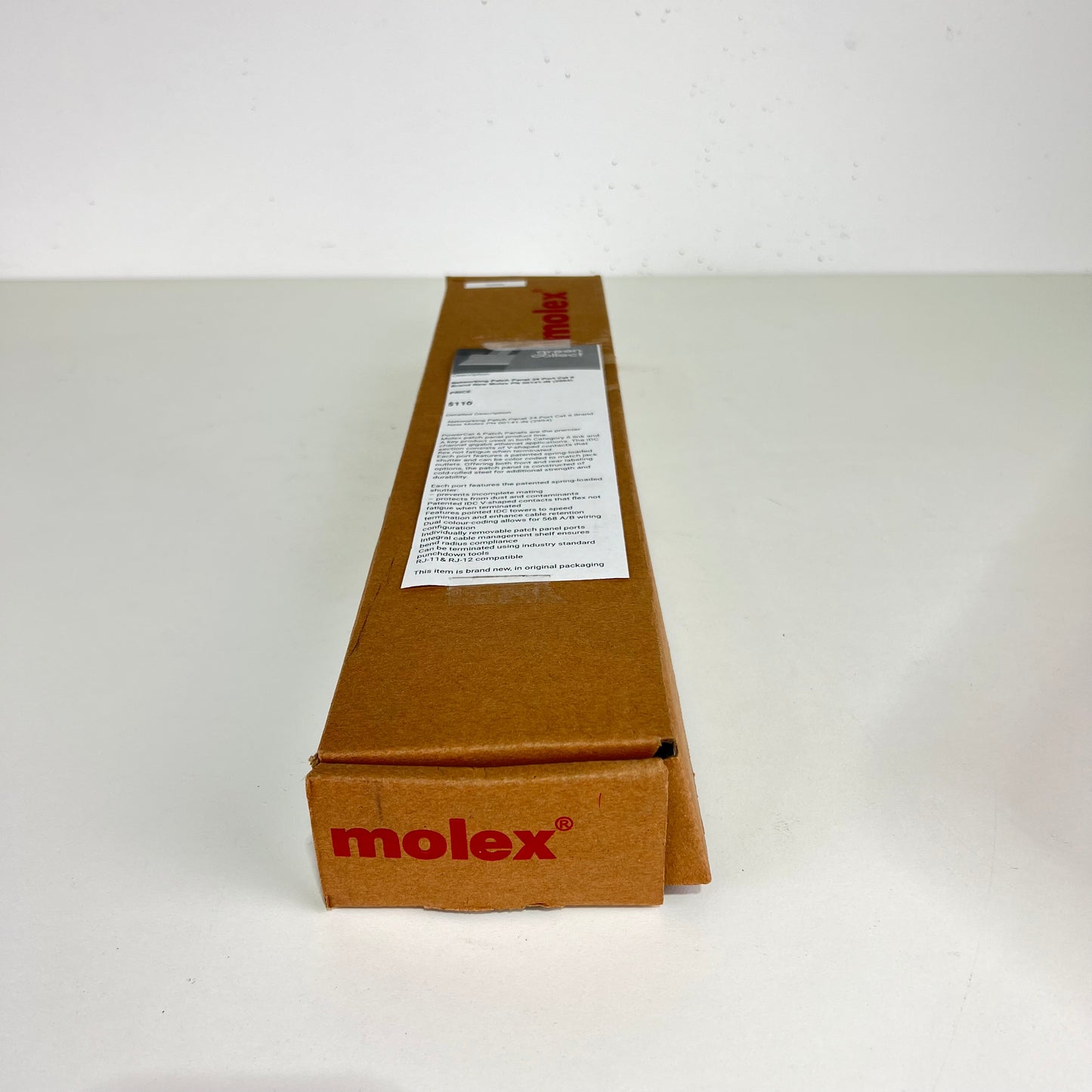 Molex Networking Patch Panel 24 Port Cat 6 Brand New PN 00141-IN