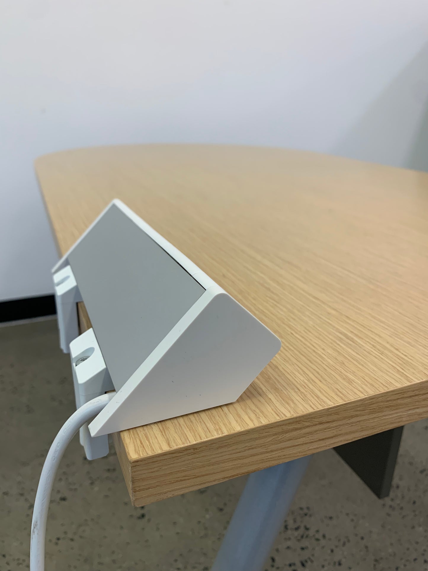 Wooden Curved End Desk