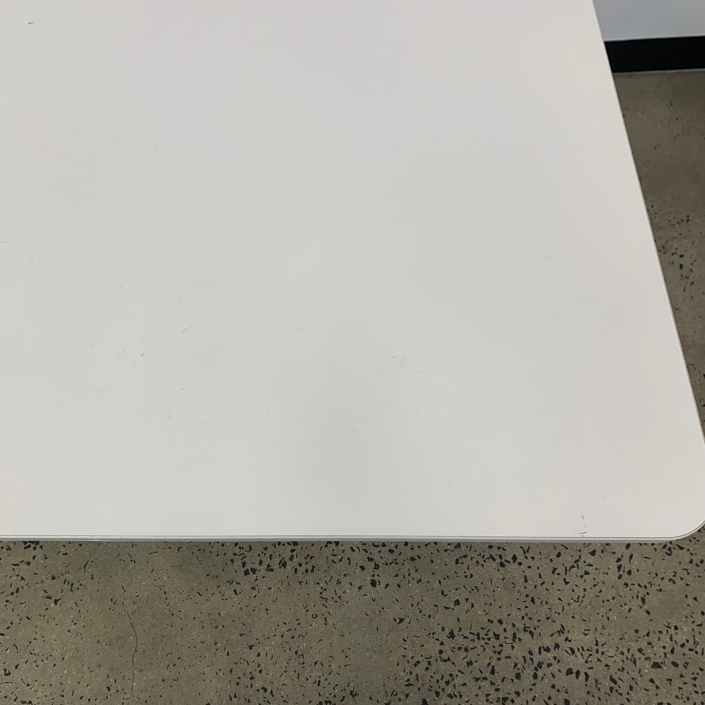 Height Adjustable White Desk