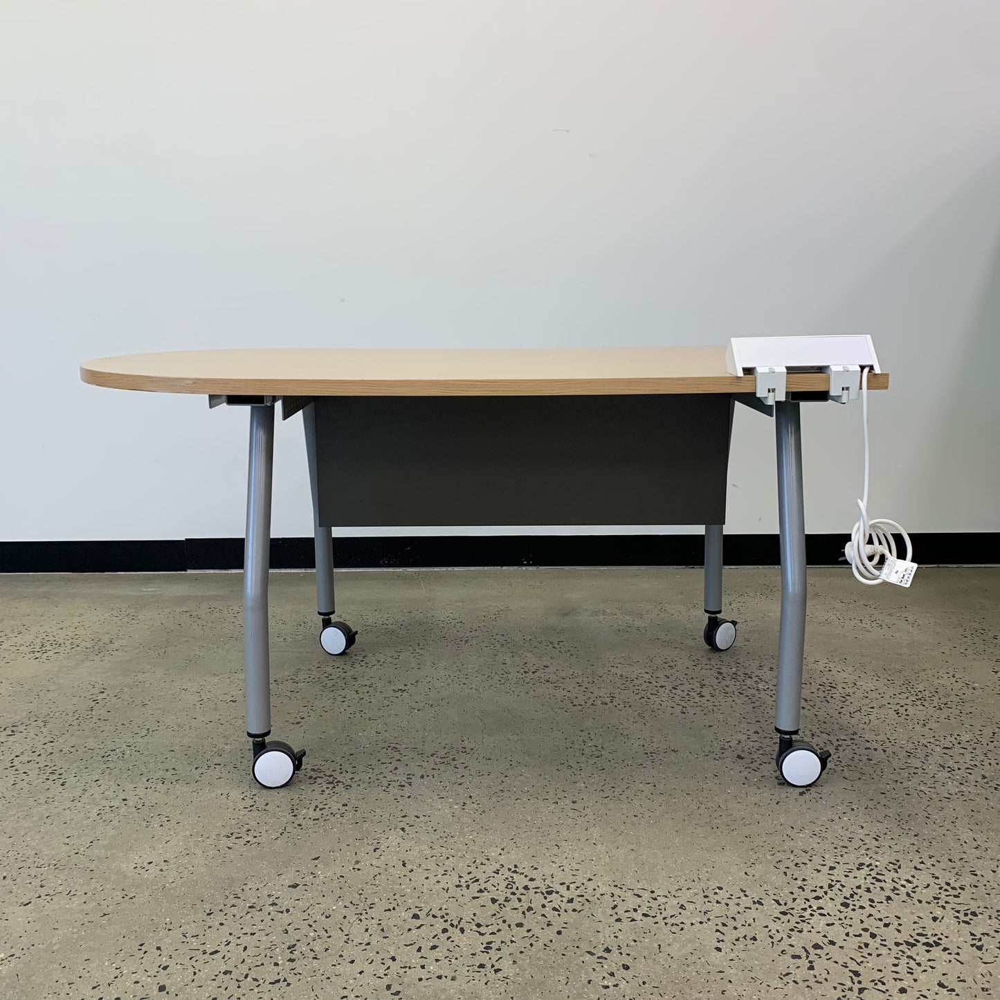 Wooden Curved End Desk