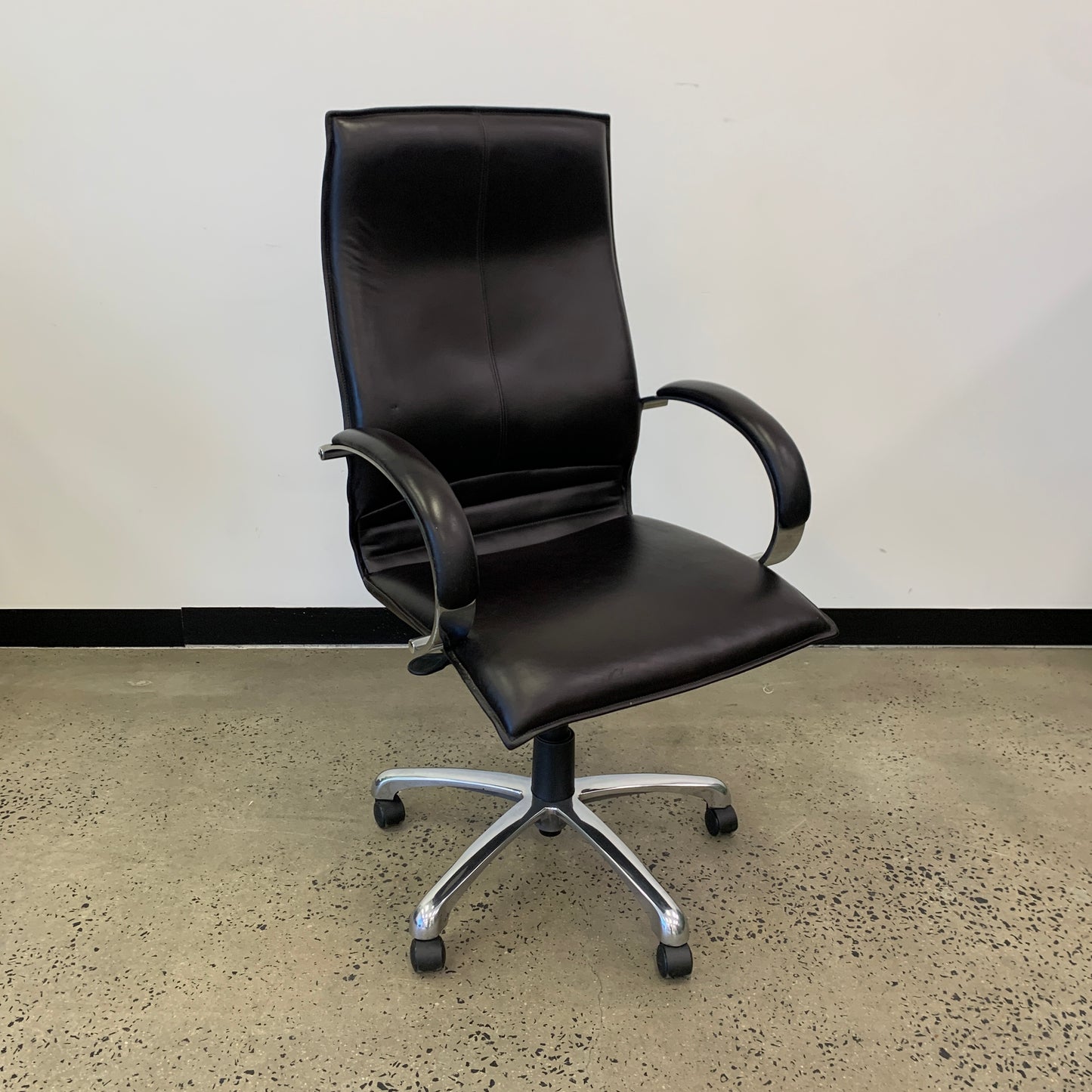 Executive Chair Black Leather