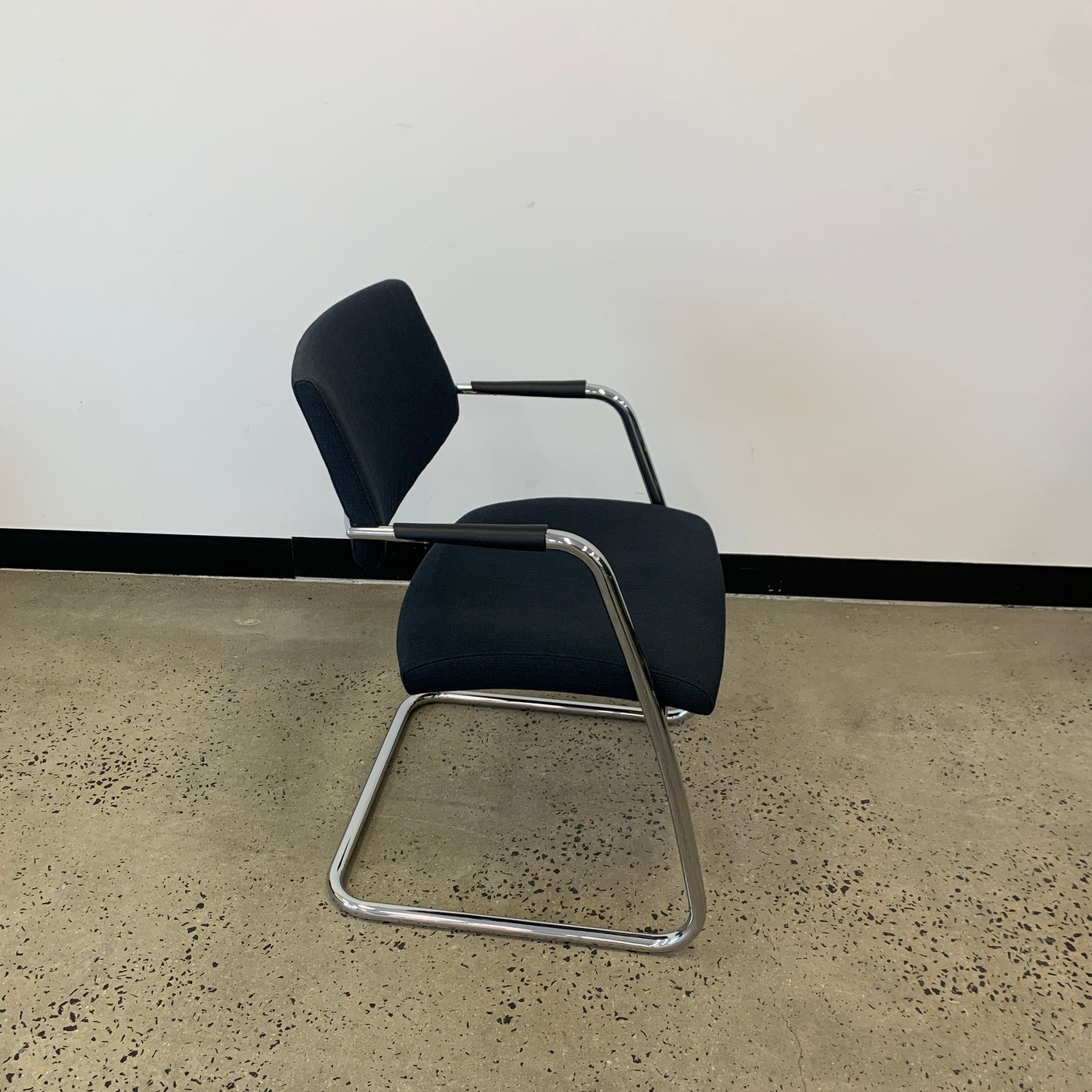 Boss Cantilever Visitor Chair Chrome Arms