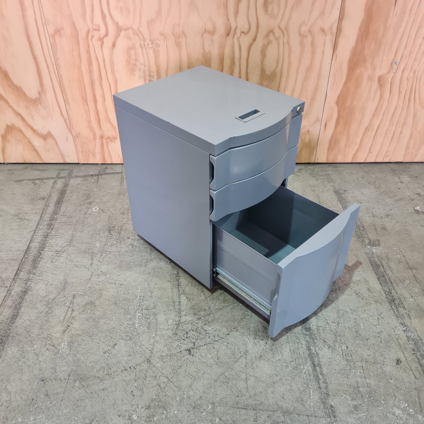 Grey Metal Pedestal