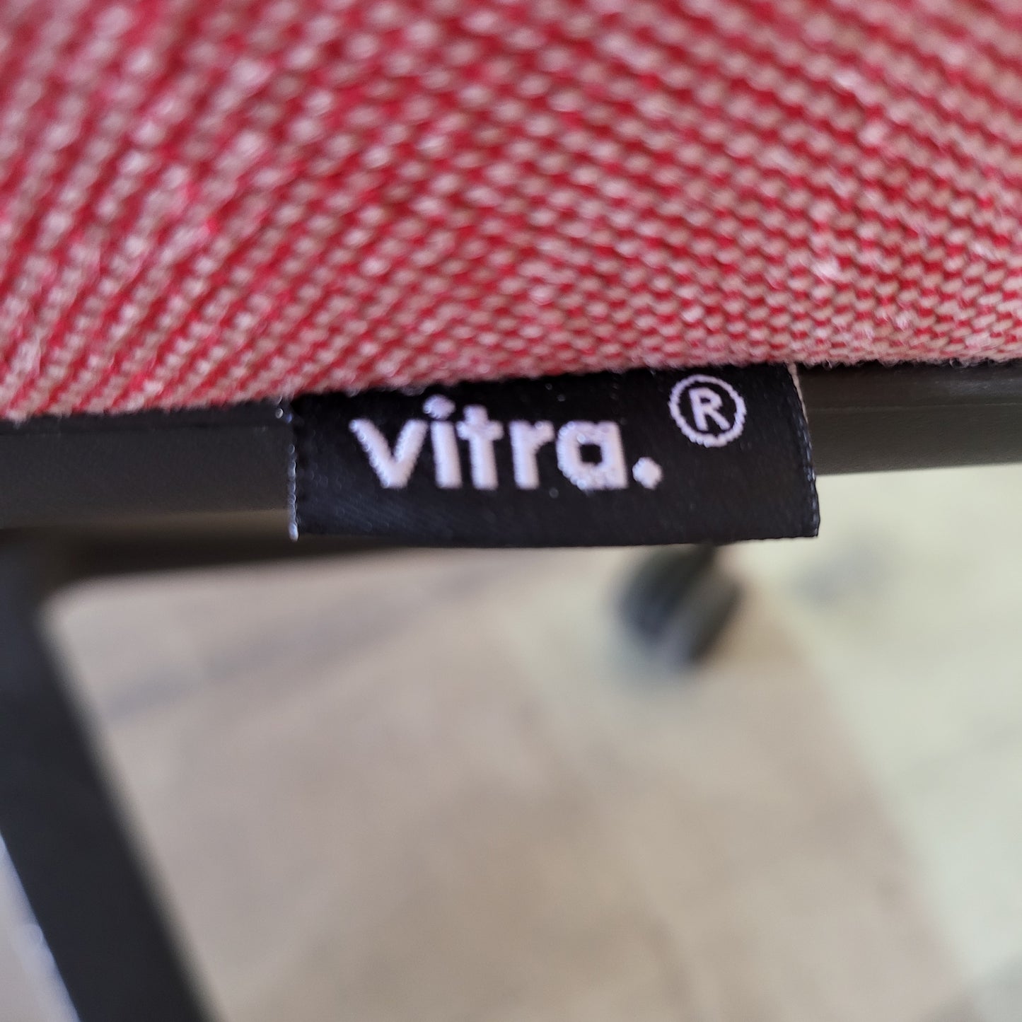 Vitra Softshell Chair with five-star base in Pale Rose & Coral