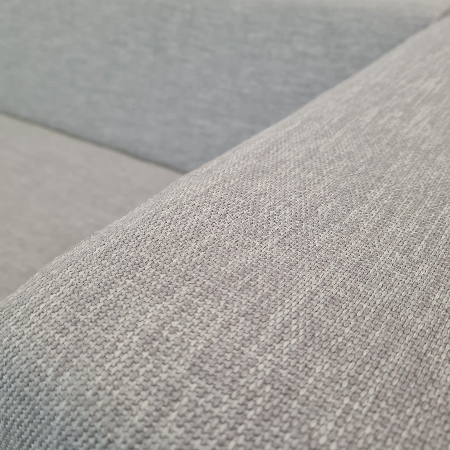 Three Part Modular Corner Couch Light Grey