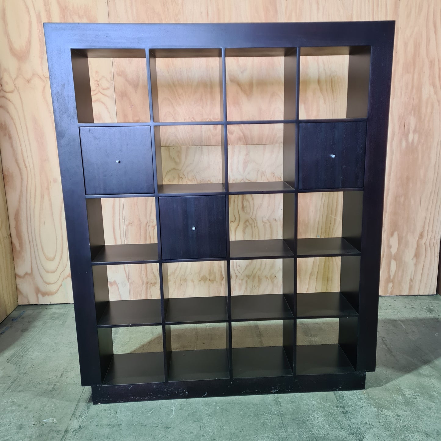 Black Modular Shelving Unit