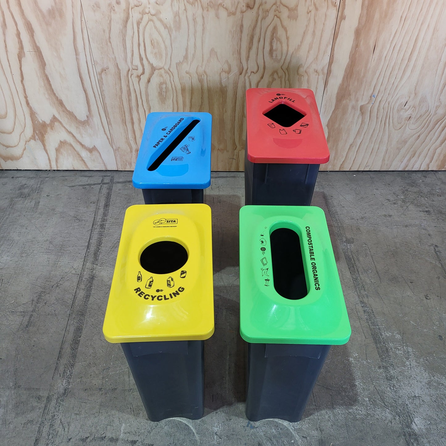 Source Separation Systems set of 4 Full Colour Bins