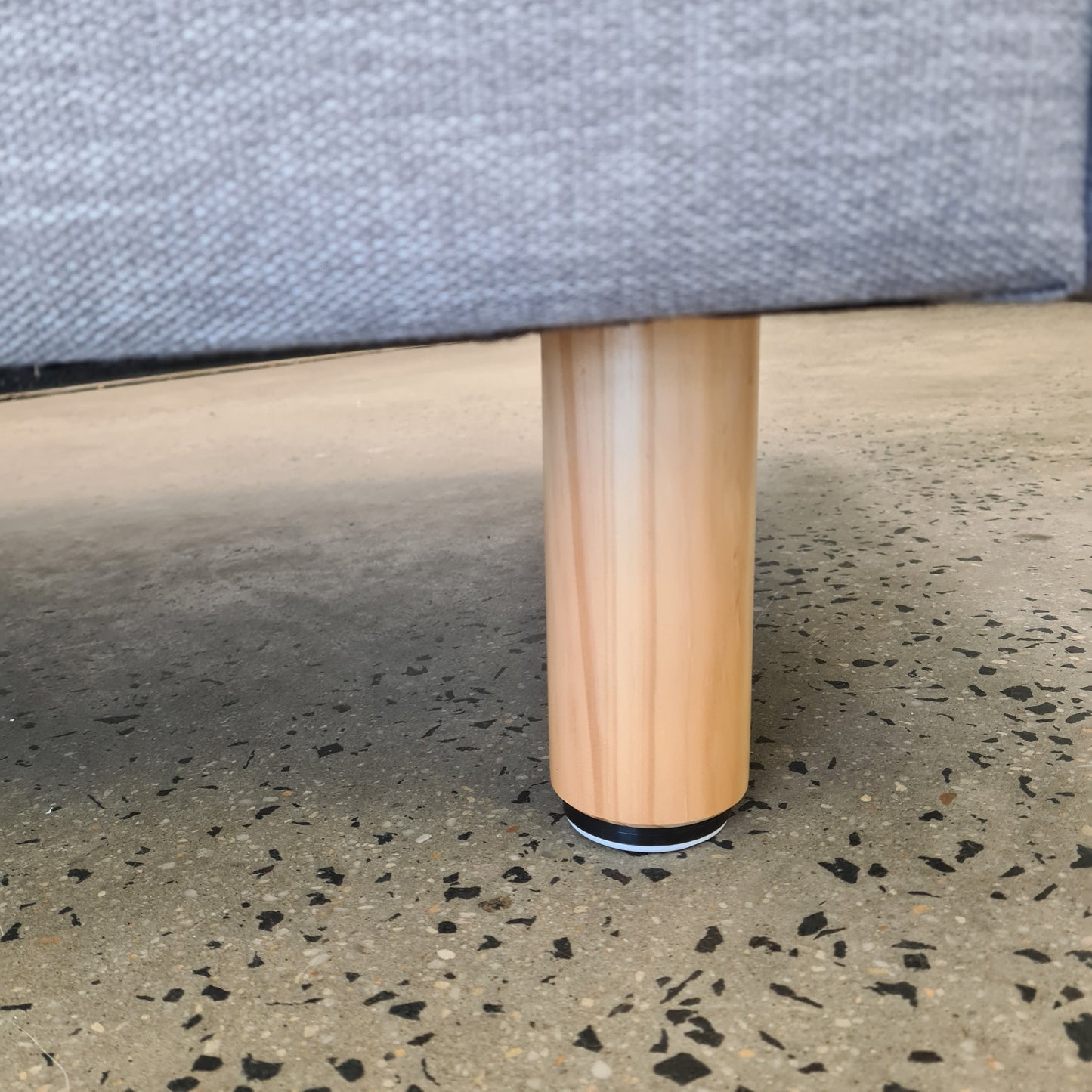 Three Part Modular Corner Couch Light Grey
