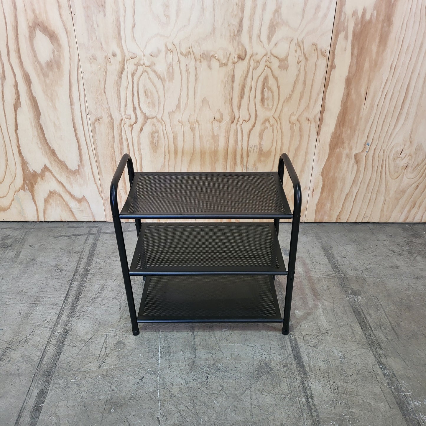 Black Metal Shelf Unit