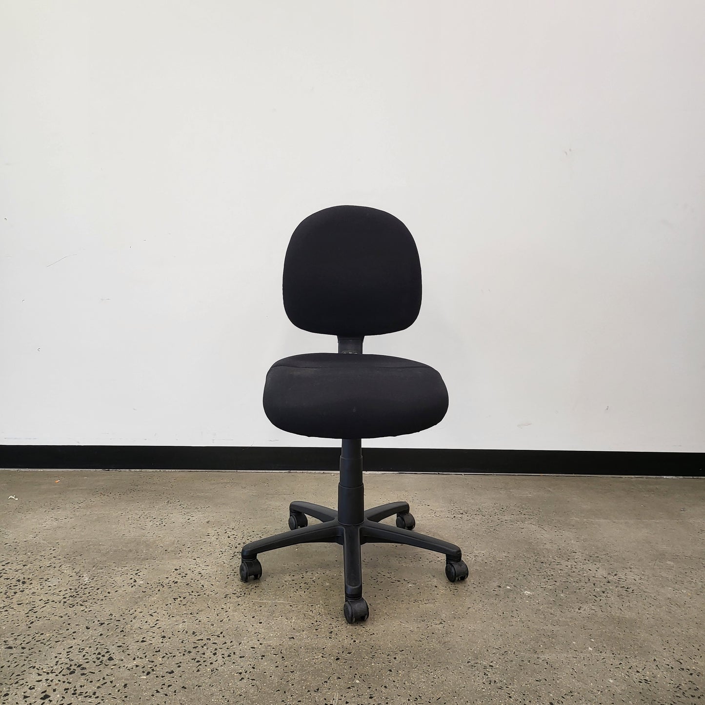 Gregory Task Chair in Black with Castor Wheels