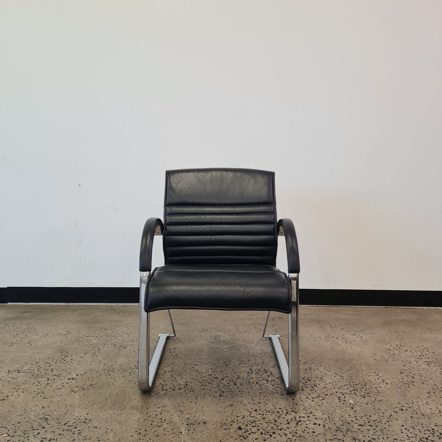 Leather Sled Chairs