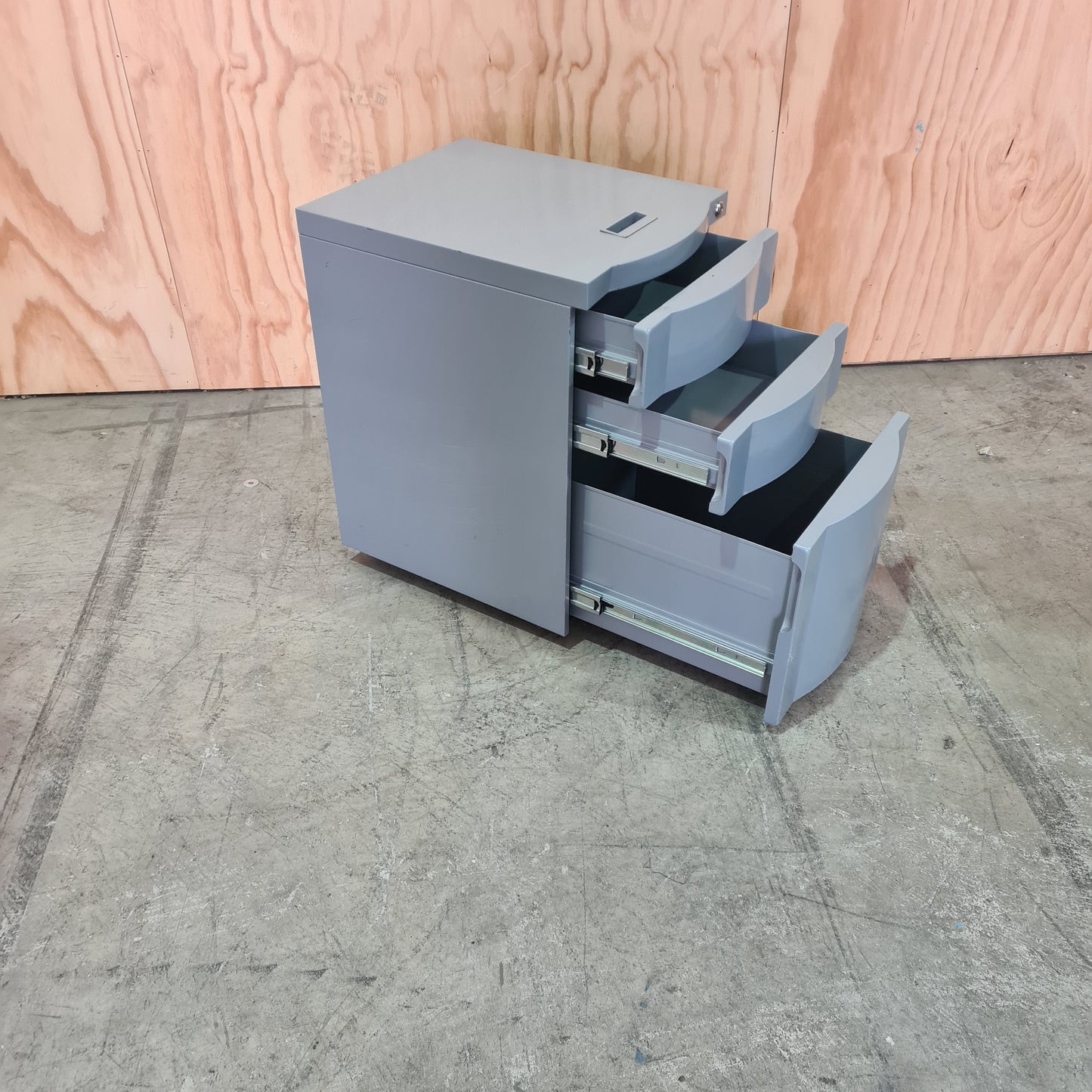 Grey Metal Pedestal