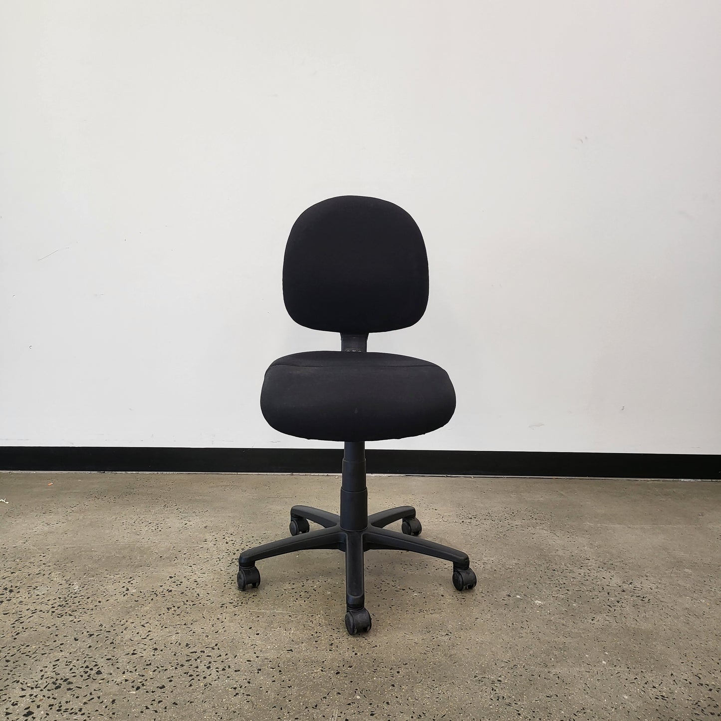 Gregory Task Chair in Black with Castor Wheels
