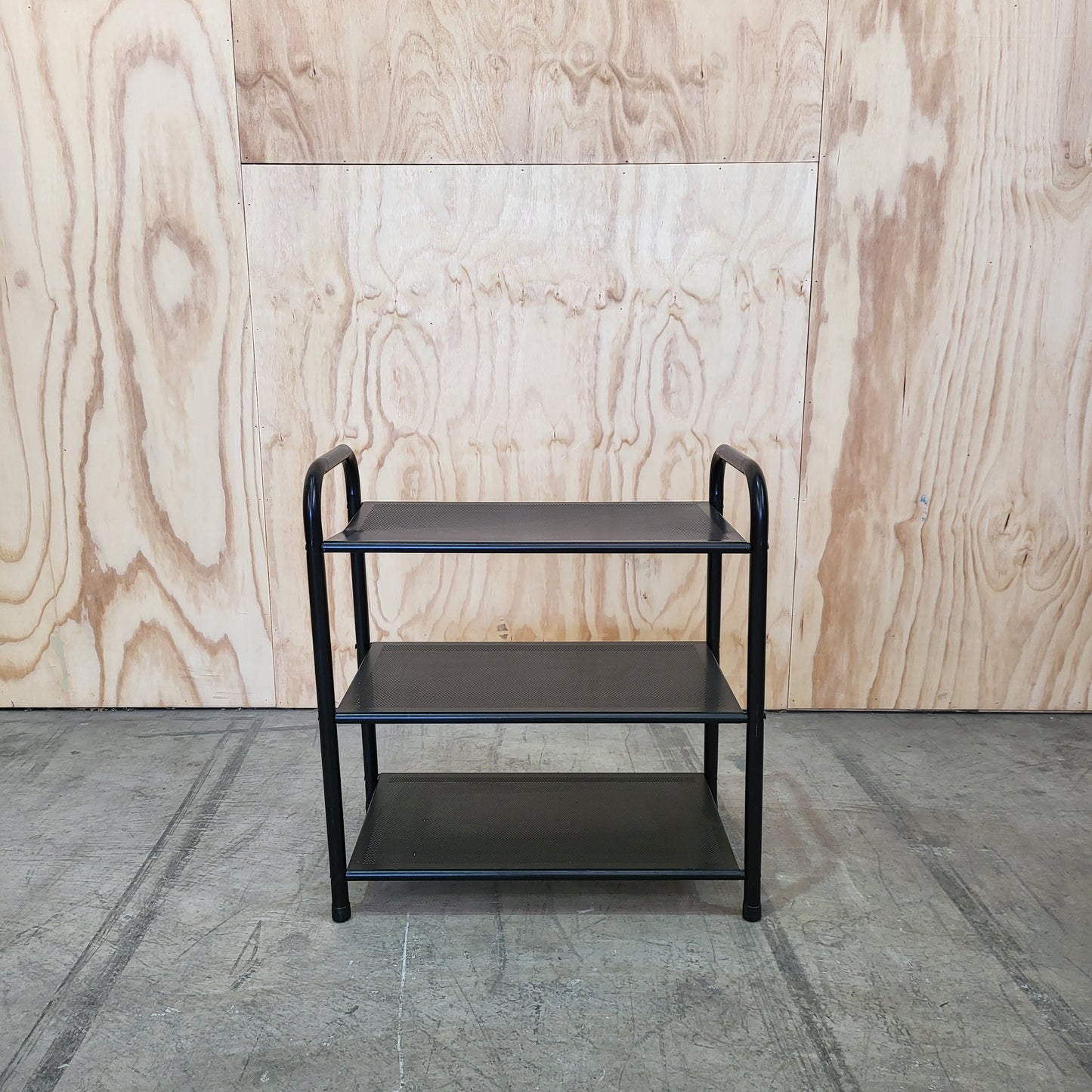 Black Metal Shelf Unit