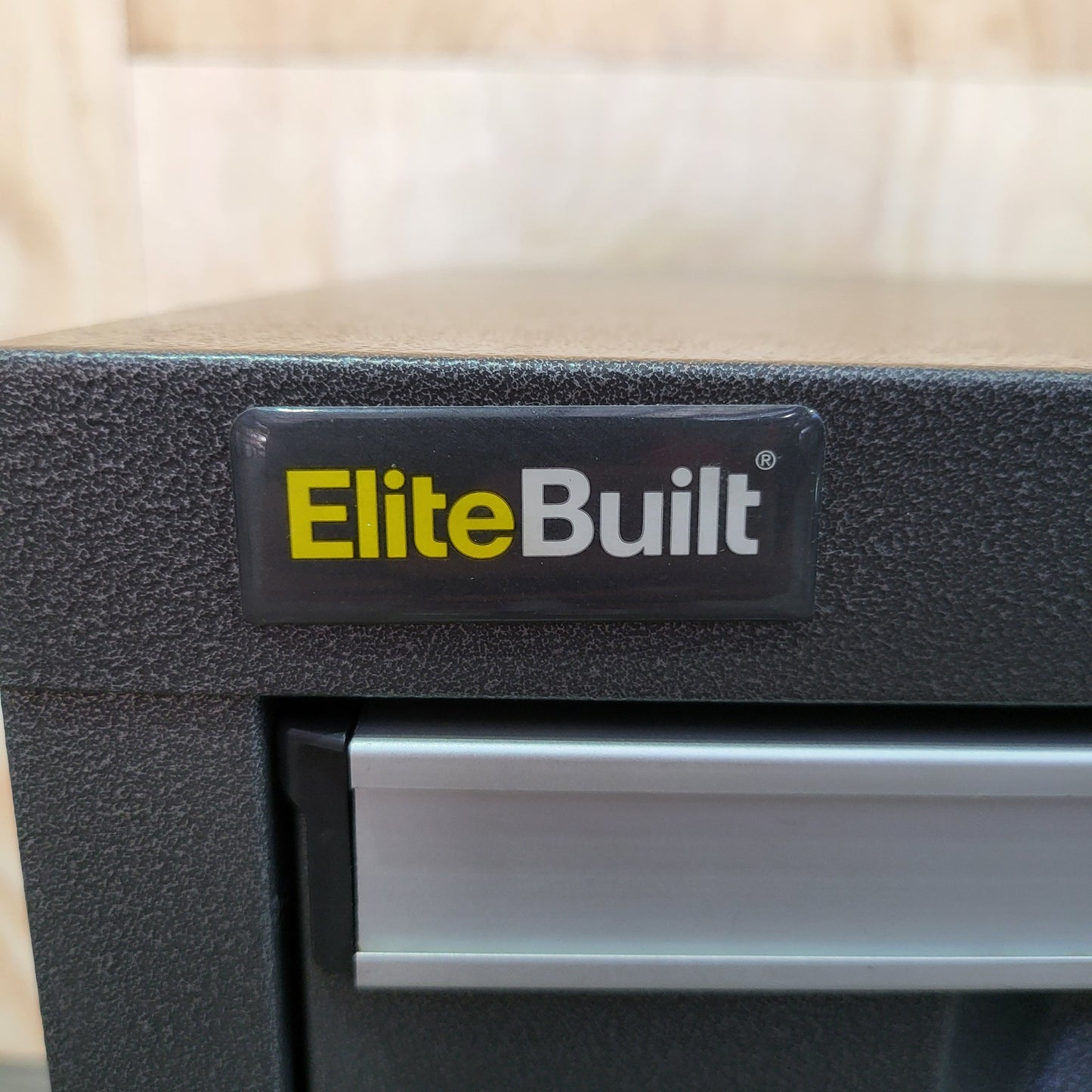EliteBuilt 3 Drawer Cabinet Charcoal