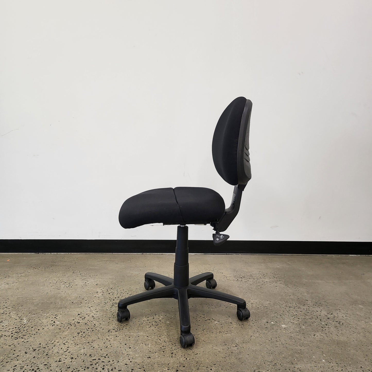 Gregory Task Chair in Black with Castor Wheels