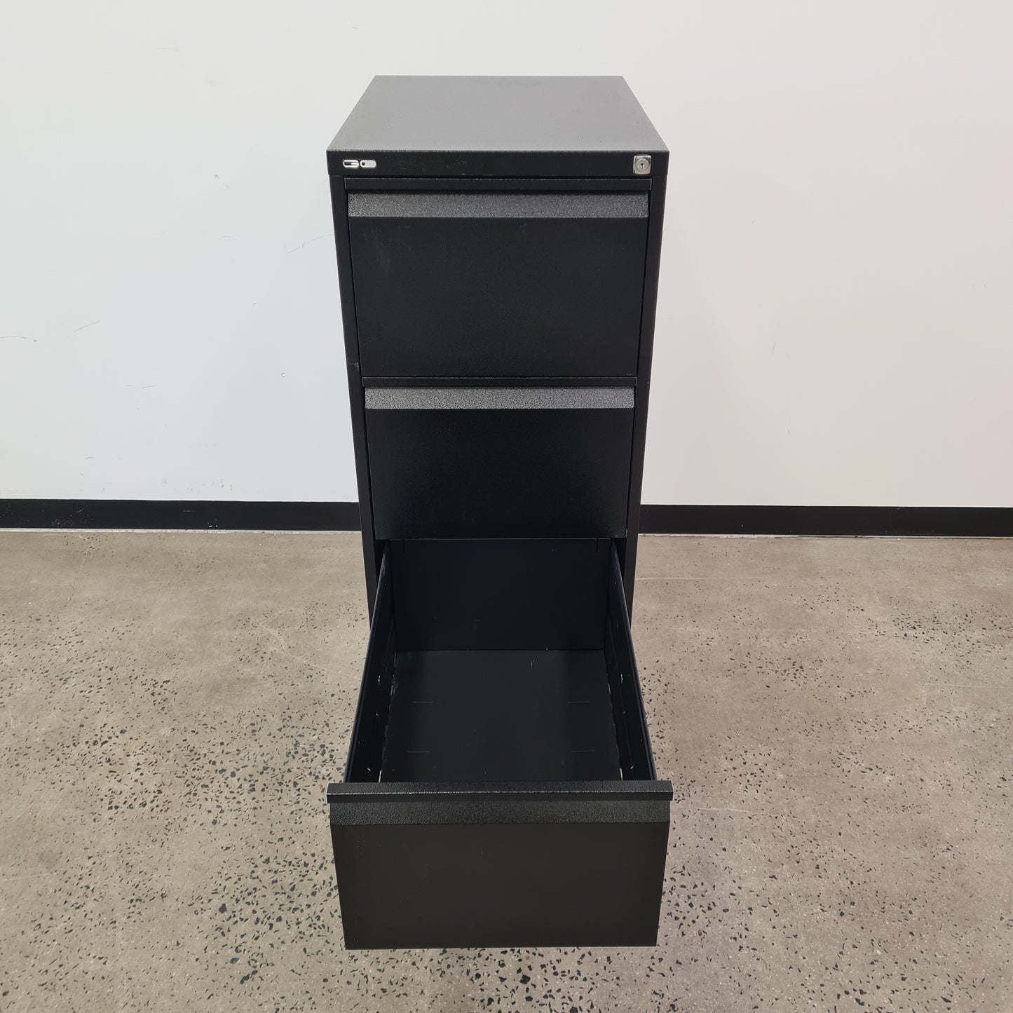 Go Filing Cabinet Black 4 Drawer