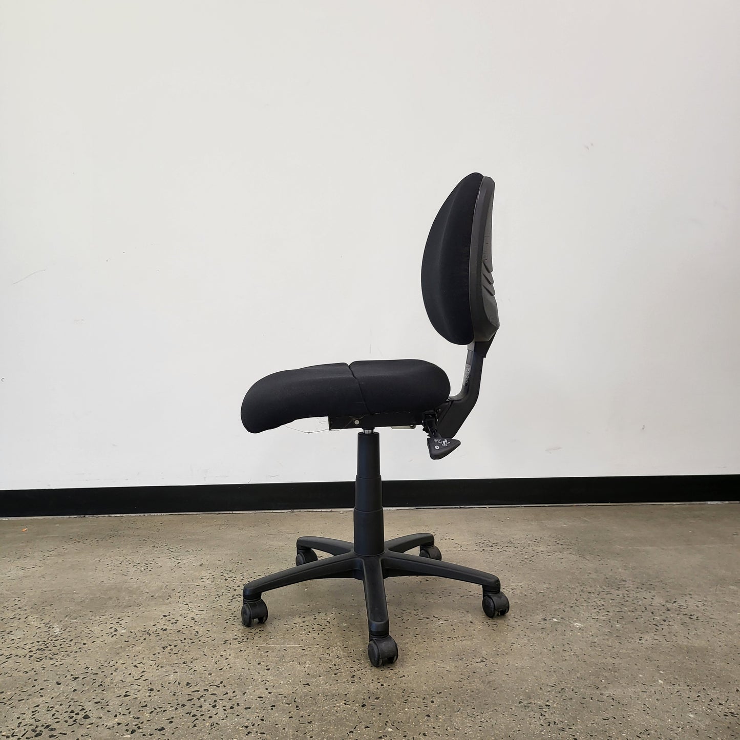 Gregory Task Chair in Black with Castor Wheels