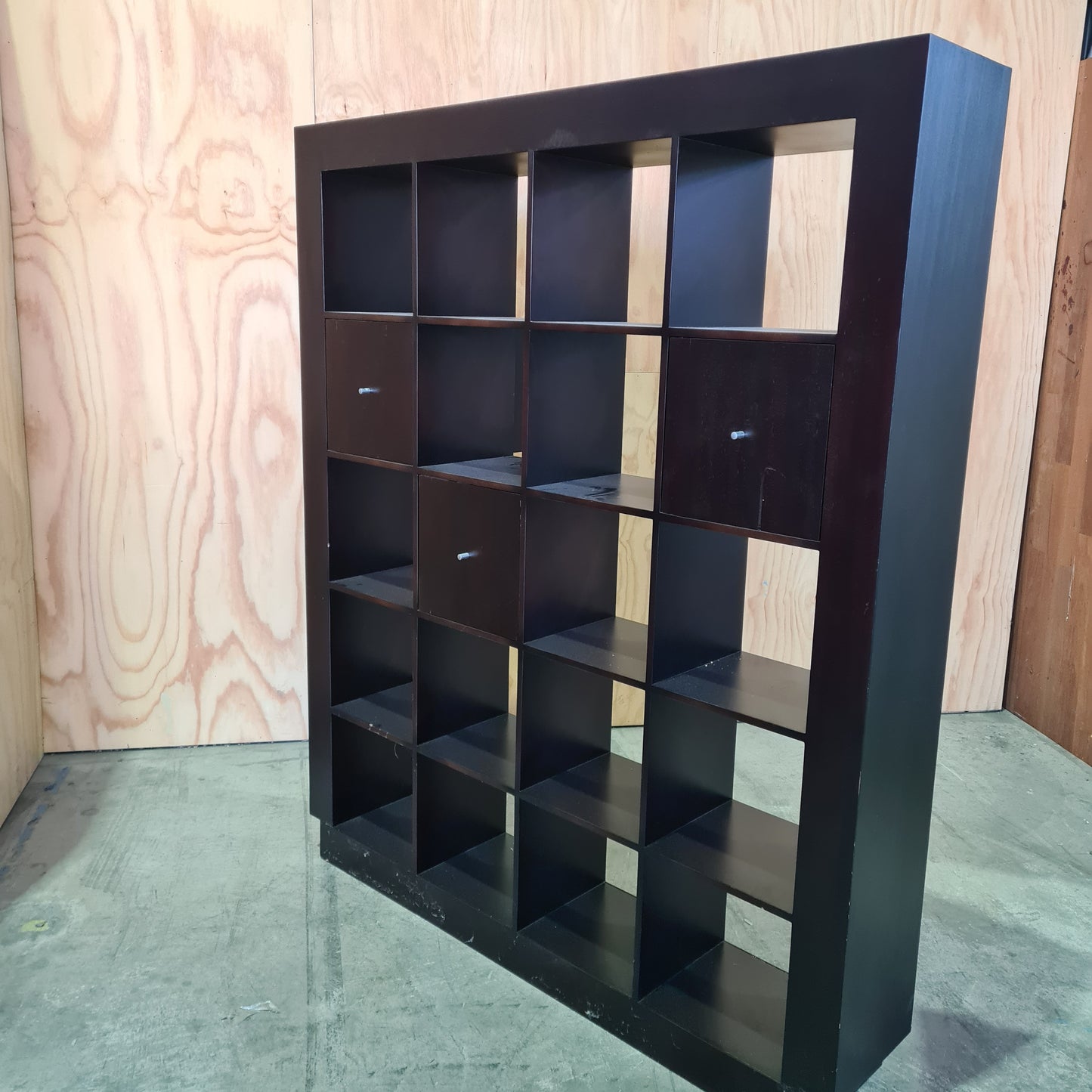 Black Modular Shelving Unit