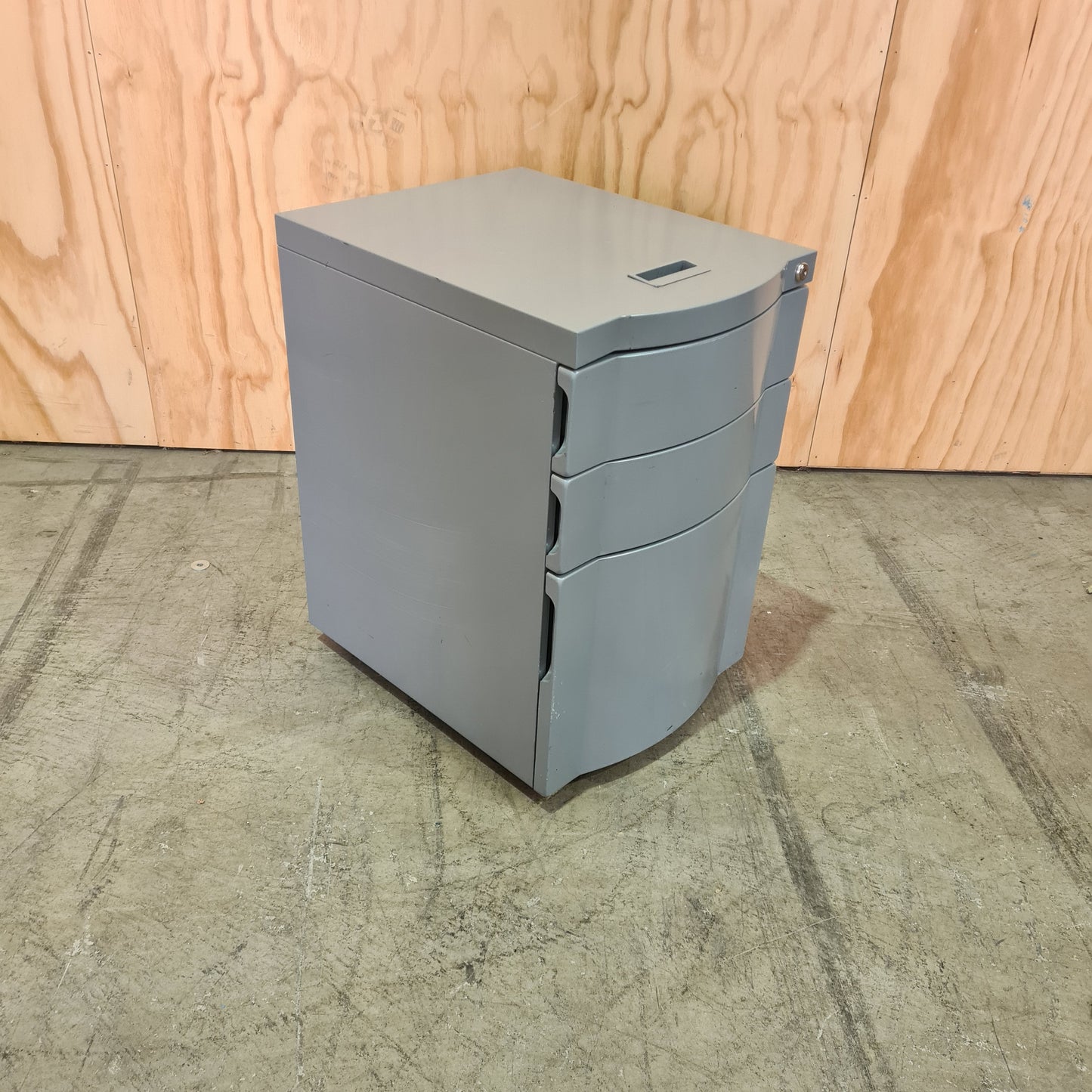 Grey Metal Pedestal