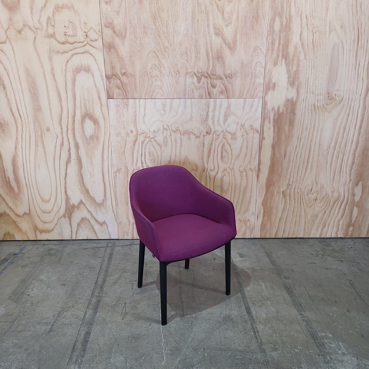 Vitra Purple Softshell Tub Chair