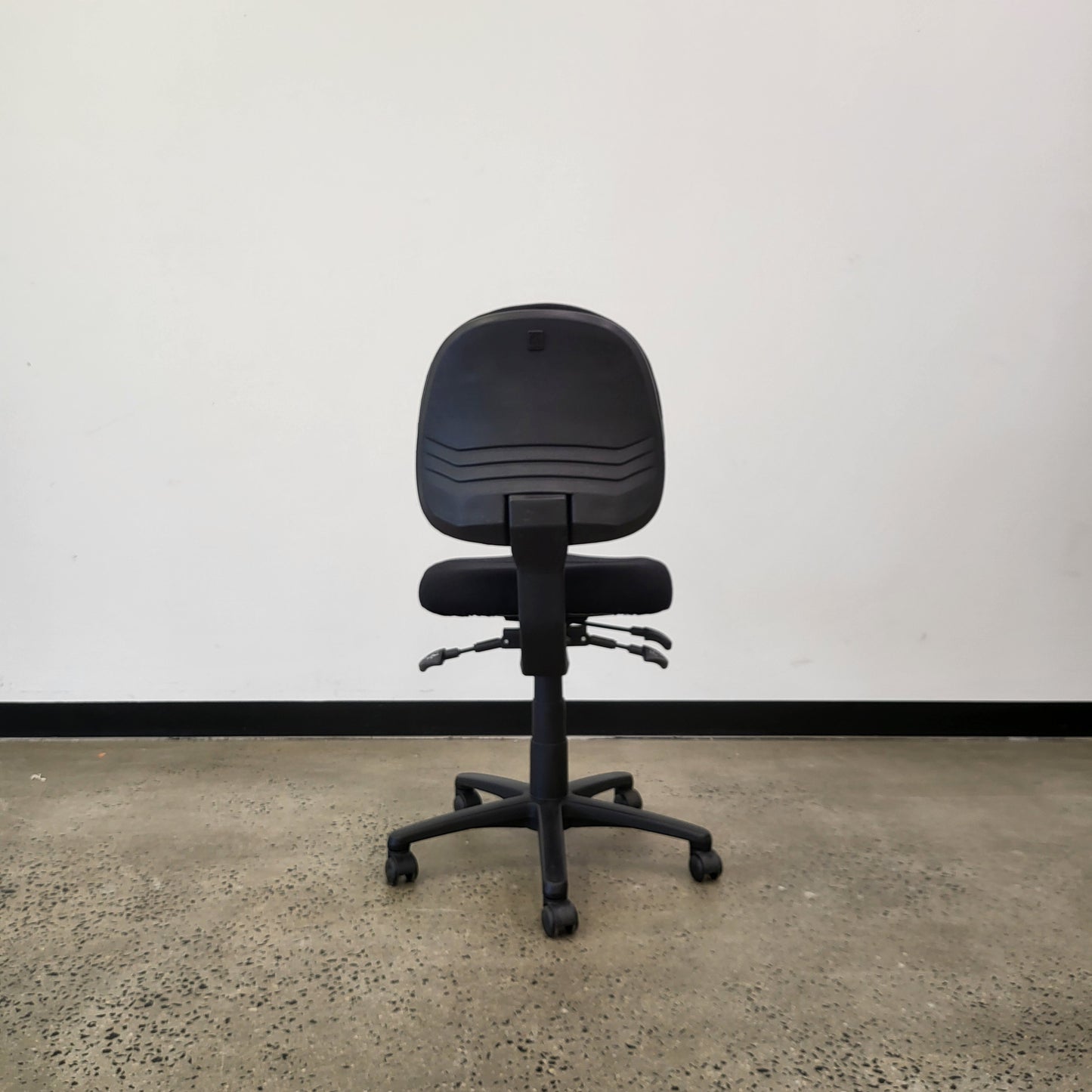 Gregory Task Chair in Black with Castor Wheels