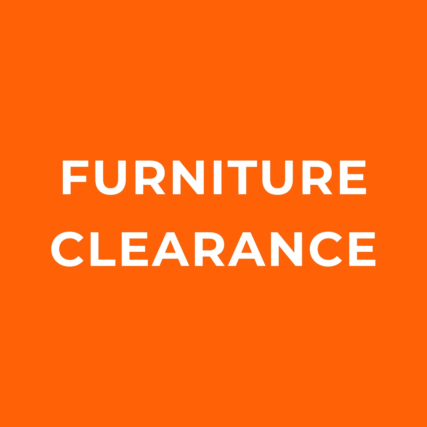 Furniture: Clearance