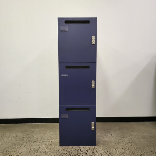 Melamine 3 Door Locker with Combination Lock