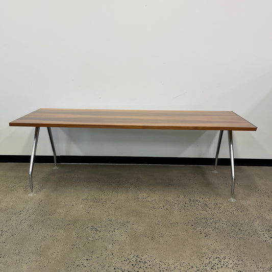 Schiavello Marina Table with Adjustable Height Chrome Base