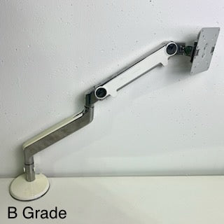 Human Scale Single Monitor Arm M2 Polished Aluminium