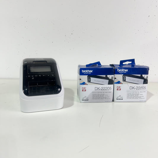 Brother QL-820NWB Label Printer with Extra New Roll (3556)